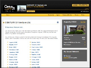 Web site www.c21venture.com, Century 21 Venture LTD