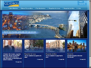 Web site www.gendroncommercial.com, Gendron Commercial Brokers