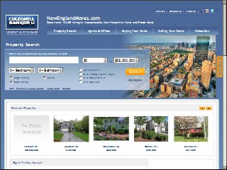 Web site www.nemoves.com, Coldwell Banker Residential Br